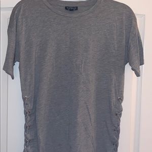 Topshop Gray T-Shirt